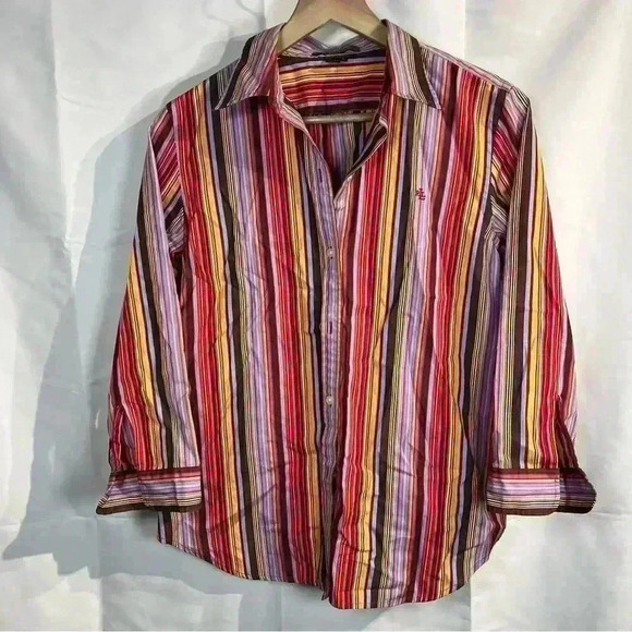 Lauren Ralph Lauren button up women’s large - Picture 1 of 5